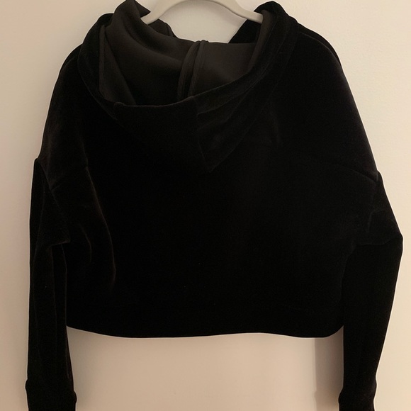 Alala Velvet Cropped Hoodie - Picture 4 of 4